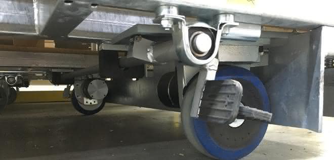 Drive and swivel castors Drive and swivel castors