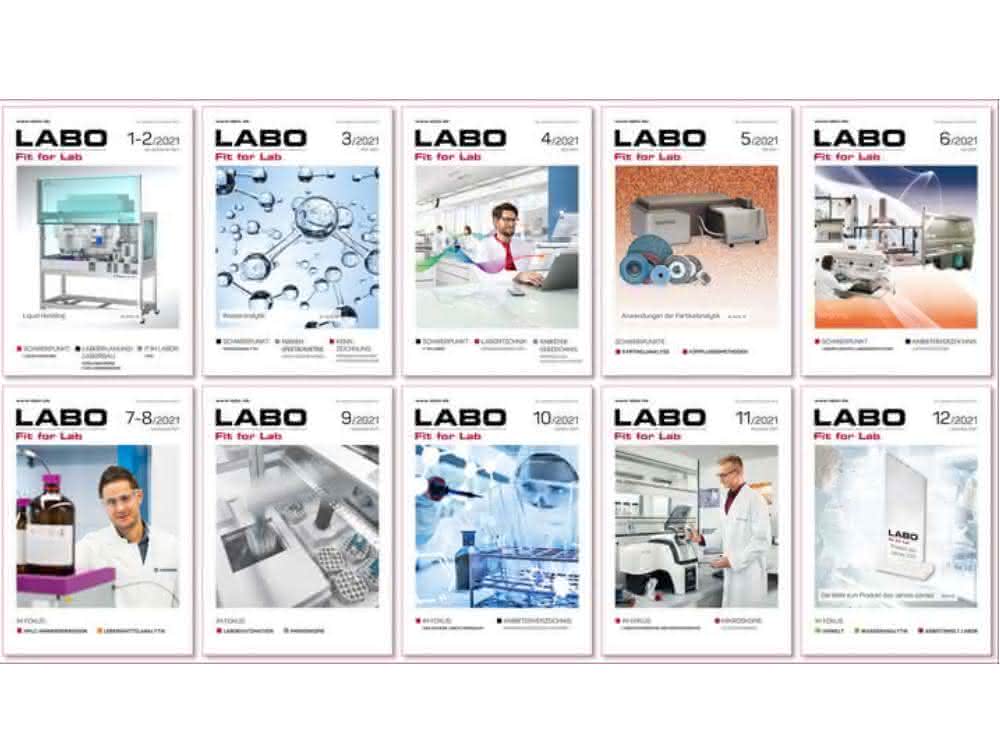 Titelbilder von LABO-Ausgaben in 2021