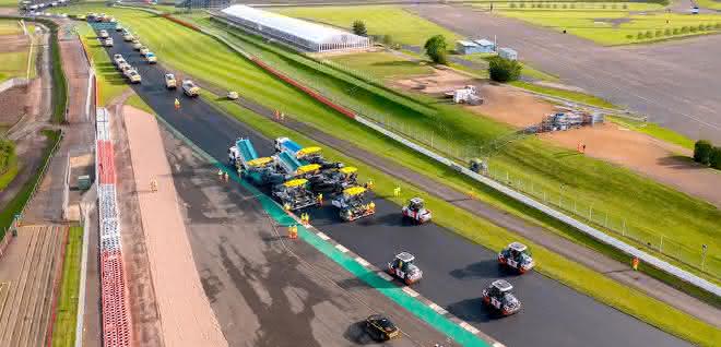 Optimierung per 3D-Modell: Silverstone Circuit: Neuer Asphalt für die Traditions-Rennstrecke