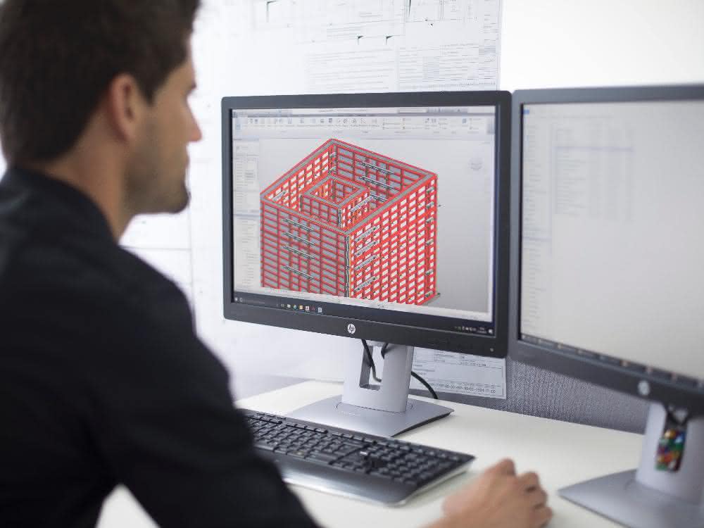 MEVA nutzt die Funktionalität von BIM, um die komplexen Informationen des Bauprojekts und der Schalungsplanung zu vereinen und so die Prozesse auf der Baustelle zu vereinfachen.