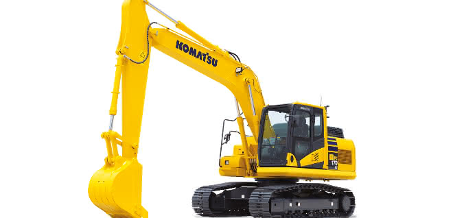 Produktpalette erweitert: Komatsu Europe präsentiert überarbeiteten Hydraulikbagger