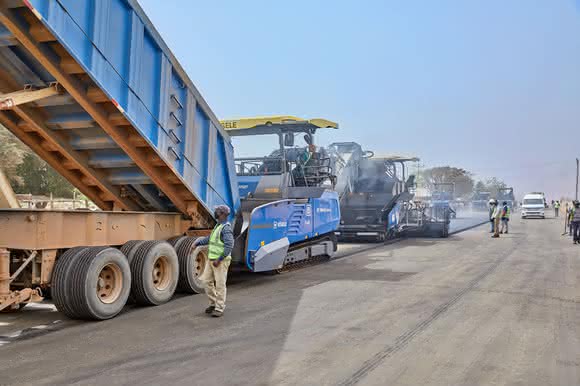 Straßenbauprojekt mit Kaltrecycling: Ein Meilenstein für Nigeria