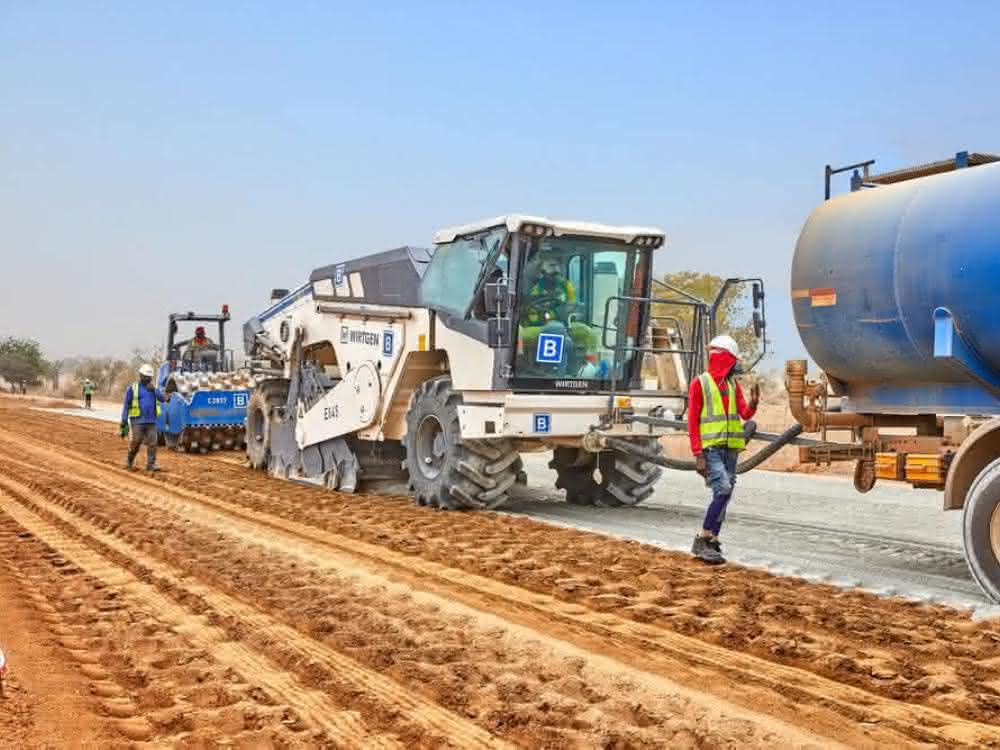 Straßenbauprojekt mit Kaltrecycling: Ein Meilenstein für Nigeria