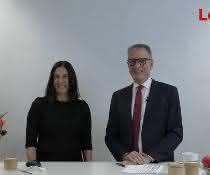 Unternehmenssprecherin Martina Schili und CEO Ulrich Balbach