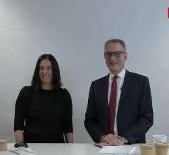 Company spokeswoman Martina Schili and CEO Ulrich Balbach