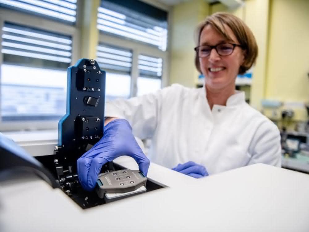 Prozess im Labor im Rahmen genetischer Analysen