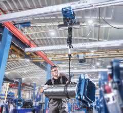 Demag chain hoist with balancer function