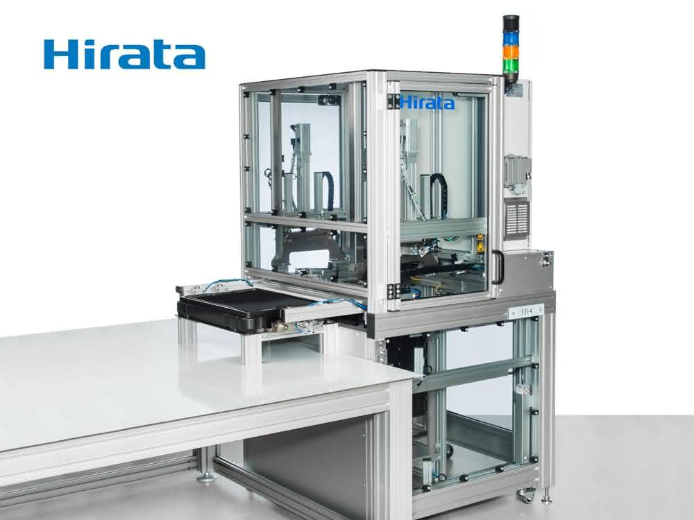 Display: New development CAST palletizer: slim design and mobile use