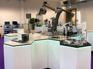Analytica 2022: Digitale Transformation und Zukunftstechnologien im Fokus wabenförmige Module des Laborsystems "iHex"