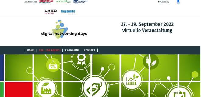 Call for papers: Vorträge gesucht für die digital networking days Nachhaltigkeit