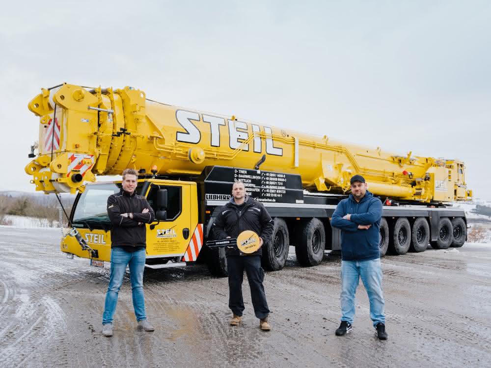 Steil kauft Liebherr LTM 1650-8.1 mit allen Auslegervarianten