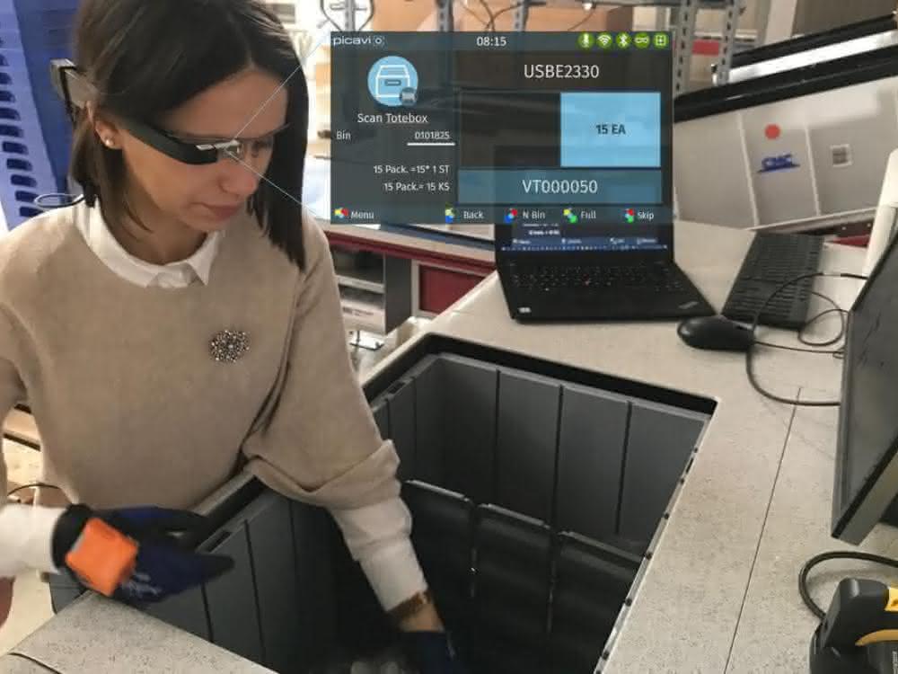 Pick-by-vision solution