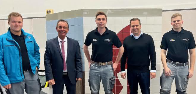 Fliesen-Nationalmannschaft trainierte bei Ardex für Weltmeisterschaft 2022