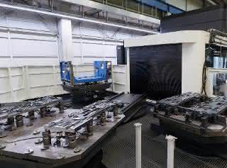Clamping and machining Tensioning