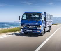 Bau-Lkw: Lissabon fährt grüner mit FUSO eCanter Anfang Juli übergab Daimler Trucks zehn vollelektrische Leicht-Lkw FUSO eCanter an die Stadtverwaltung von Lissabon.