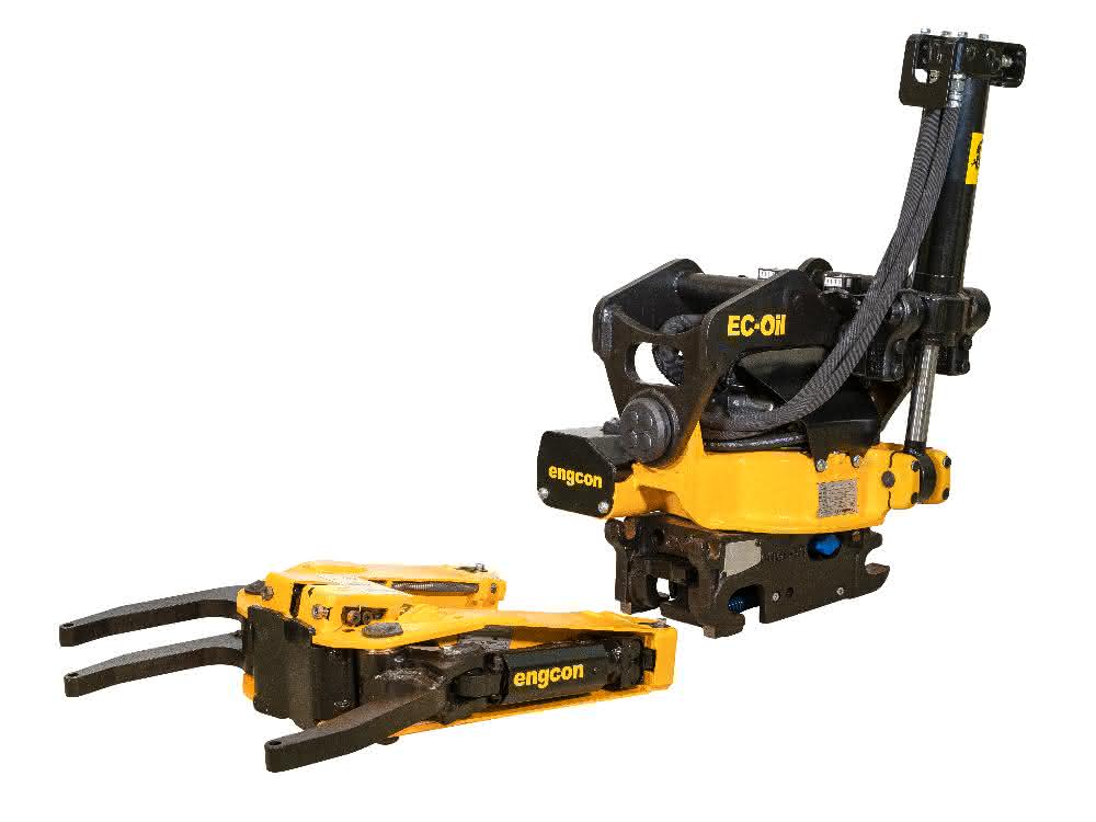 Engcons automatischer Schnellwechsler jetzt auch für kleine Bagger