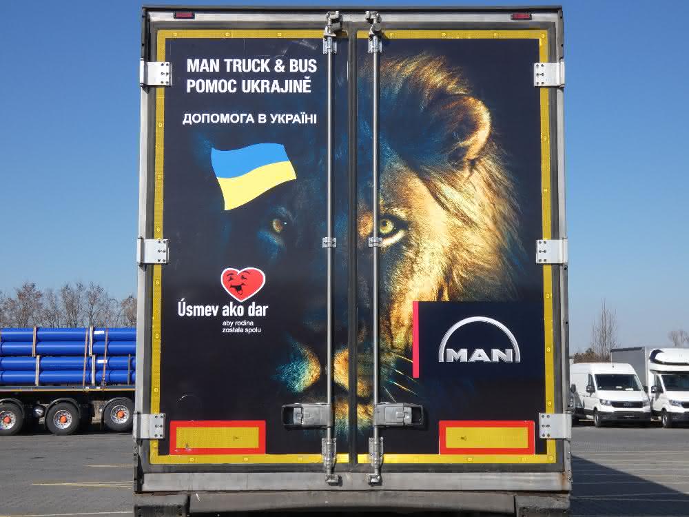 MAN hilft Ukrainern in Not