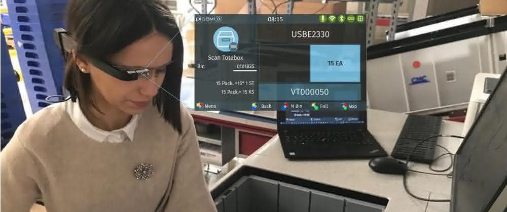 Pick-by-vision solution