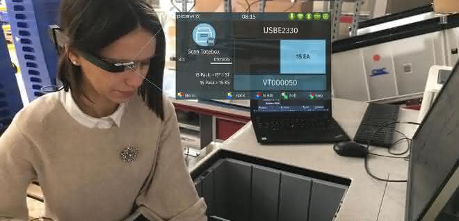 Pick-by-vision solution