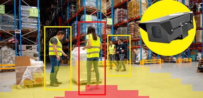 LogiMAT 2022: AI for even more security Personal and vehicle warning system VAI-100