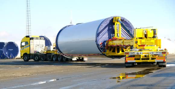 Mega-Windmill-Trailer MWT-XL von Nooteboom: Für den Transport neuer Dimensionen