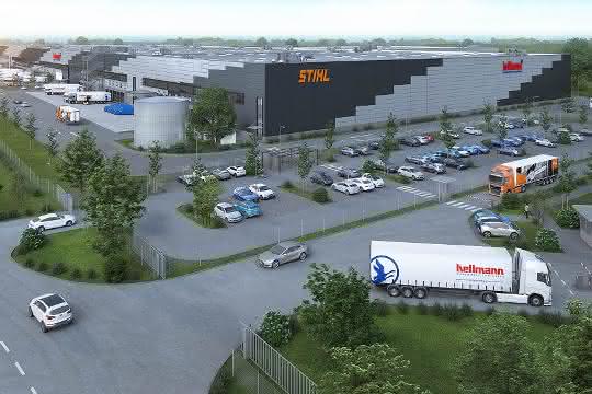 Hellmann takes over central warehouse for Stihl and rents new location in Saarland