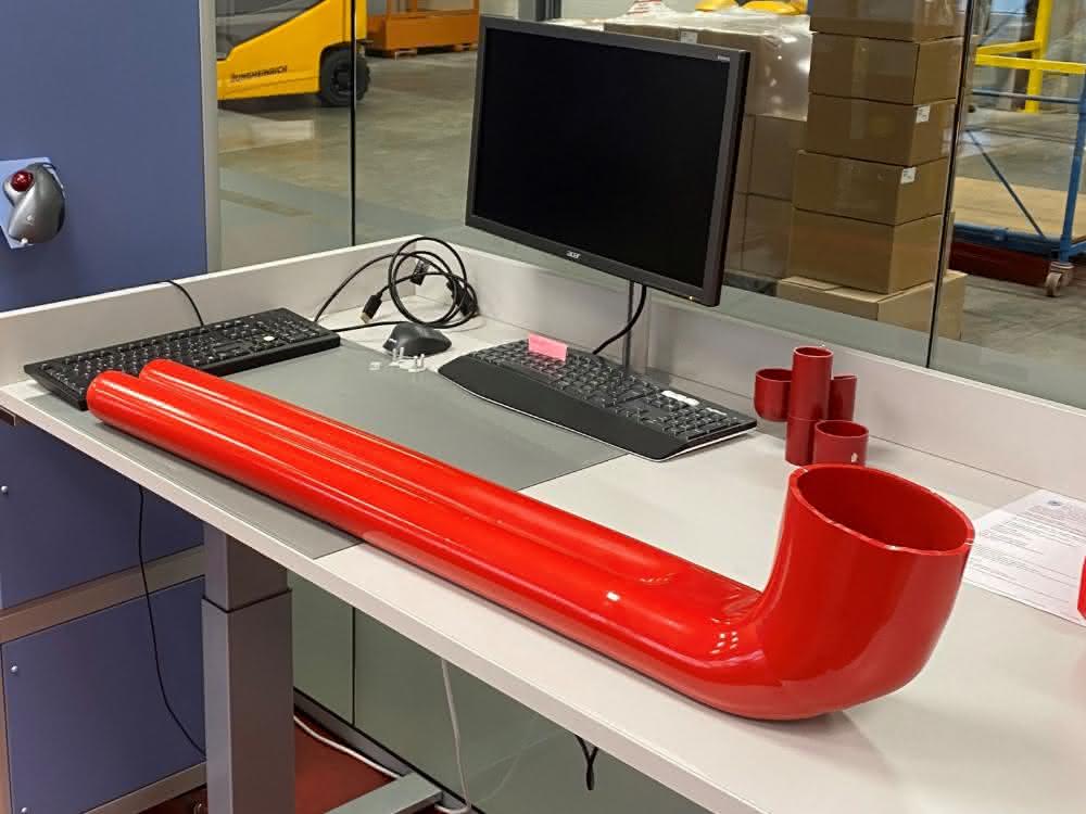 PVC-Alphorn optimiert die Gips-Herstellung