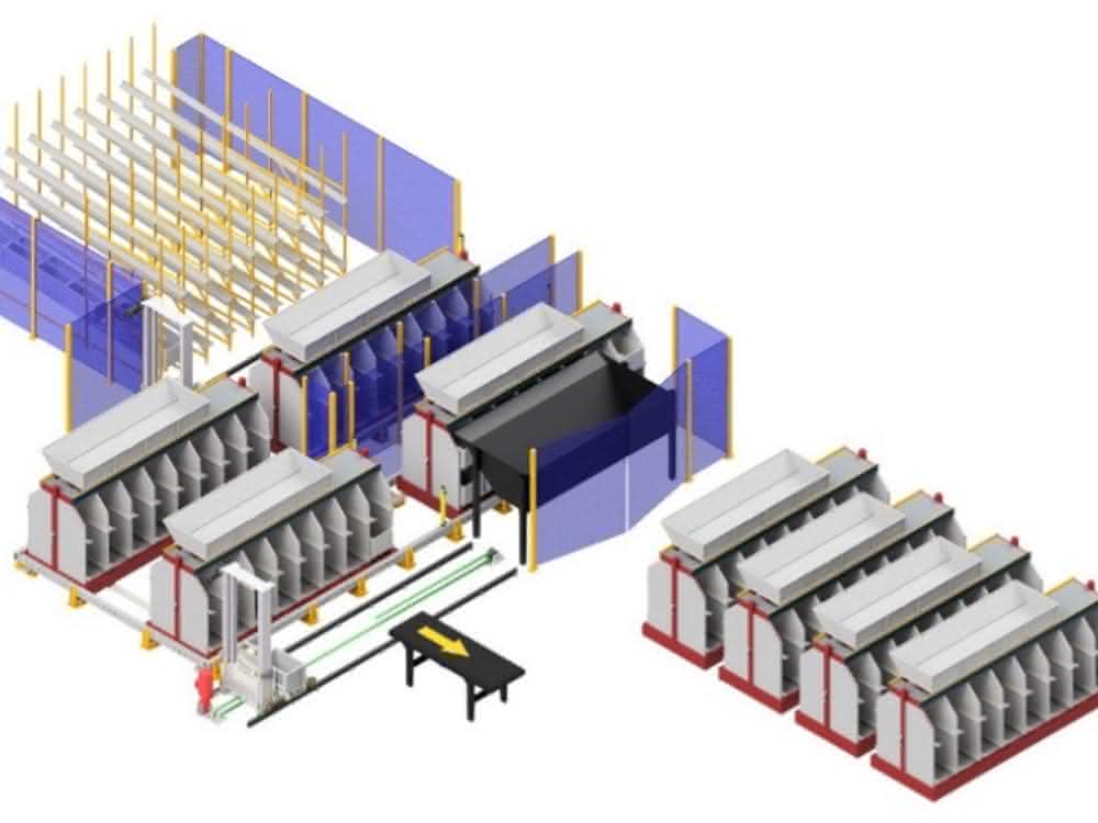 Automatisierte Auftragskommissionierung von Schmale Logtec