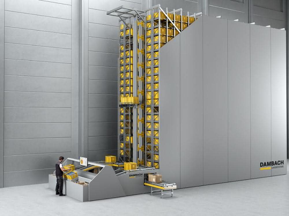 Storage and conveyor technology for container transportation