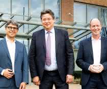 Dr. Peter Fruhstorfer, Reinhard Meyer und Dr. Wilhelm Plüster