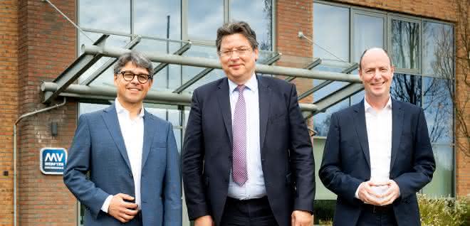 Dr. Peter Fruhstorfer, Reinhard Meyer und Dr. Wilhelm Plüster