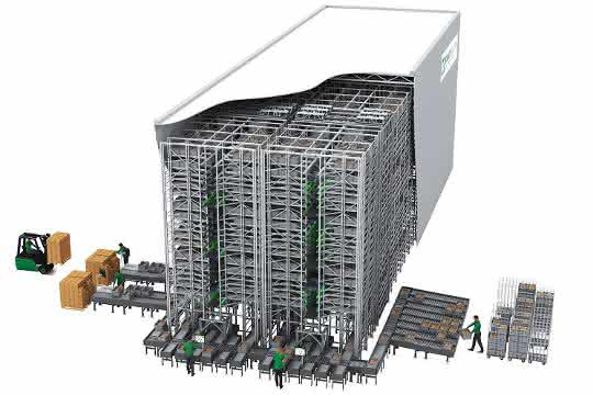 Small parts storage system