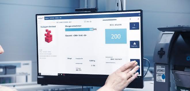 Display: viastore connects logistics and production at LogiMAT 2022