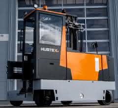Hubtex's flexible transportation in narrow aisles