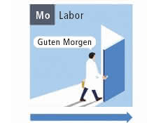Grafik zur Labor-Arbeitswoche