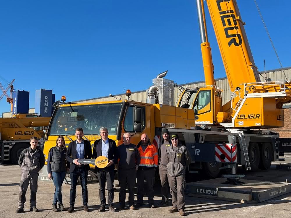 Erneuerung des Fuhrparks: Lelieur übernimmt Liebherr-Mobilkran LTM 1230-5.1