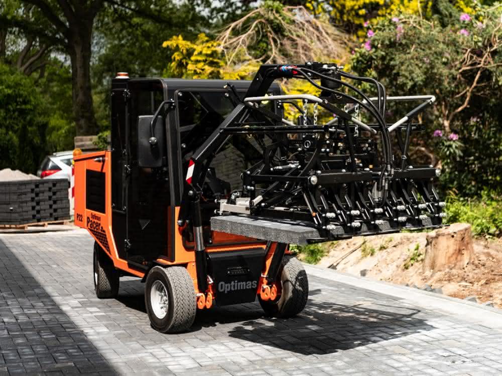 Pacer P22 von Optimas: Neues Einsteigermodell für die Pflasterverlegung