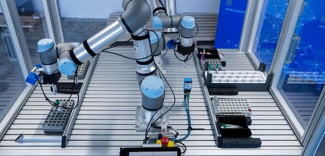 Robotiklösüng für das Probenhandling