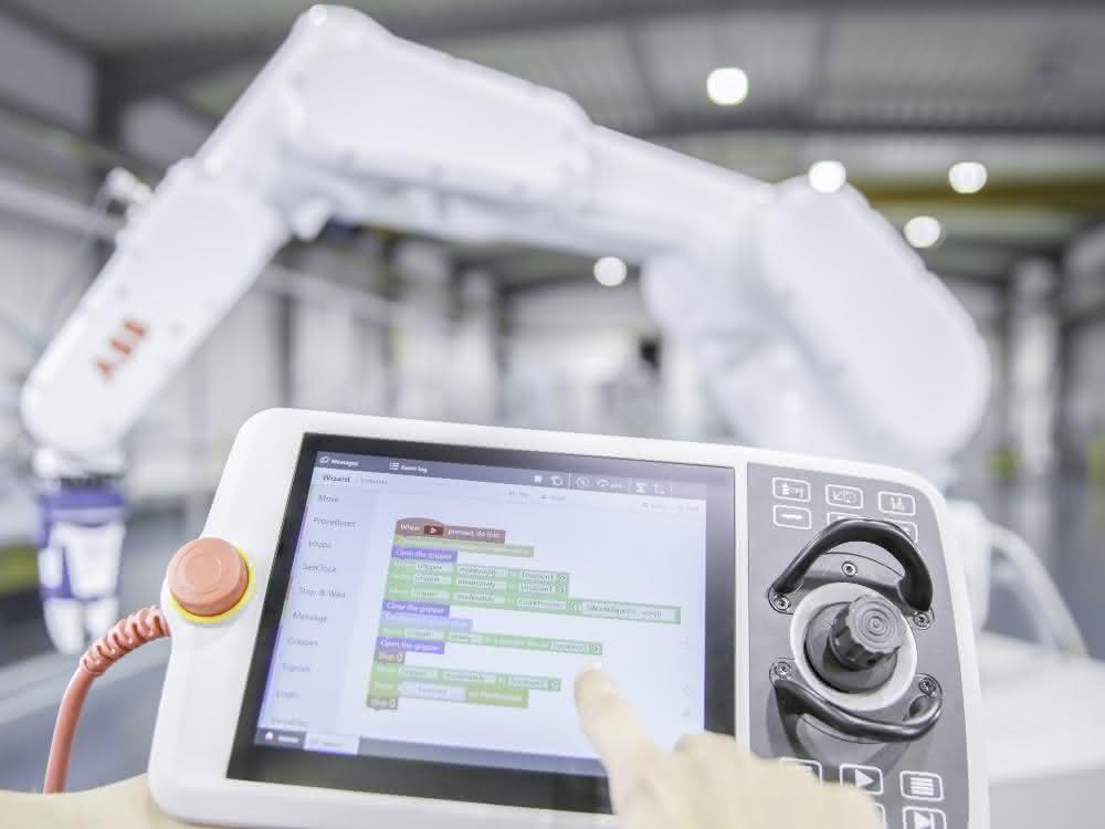 Industrial robot control