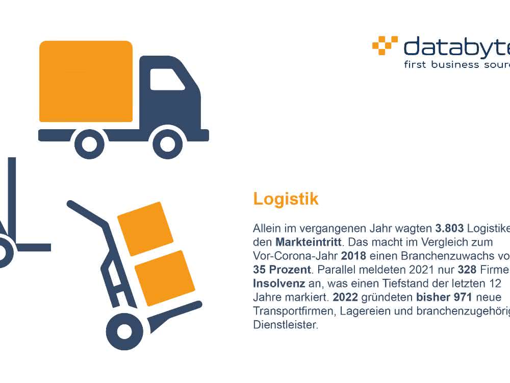 Logistics sector in the fast lane