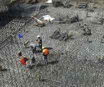Baustelle Bauarbeiter Gebäude