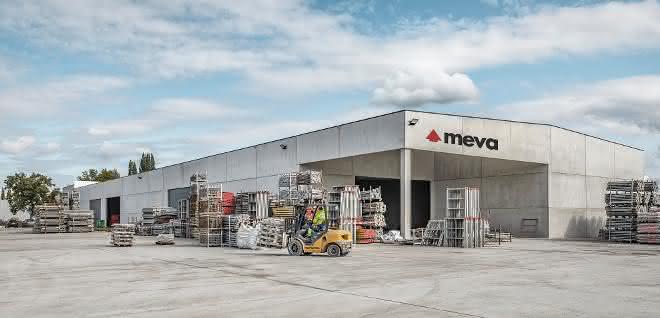 MEVA-Schalungszentrum in Landen/Belgien
