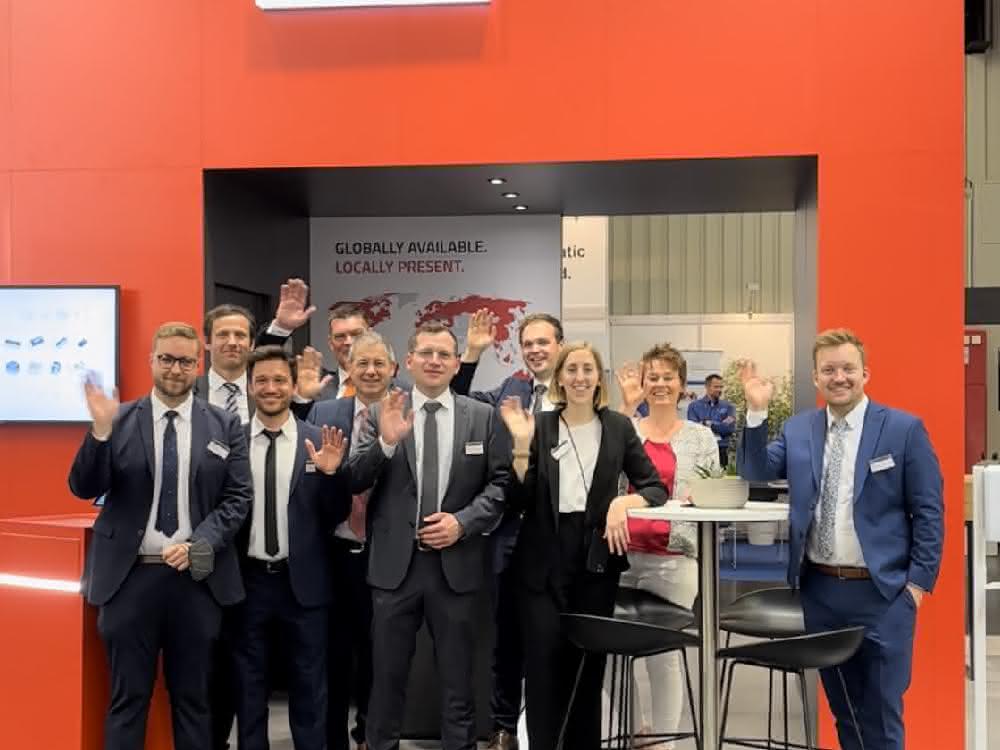 The Würth trade fair team at the stand