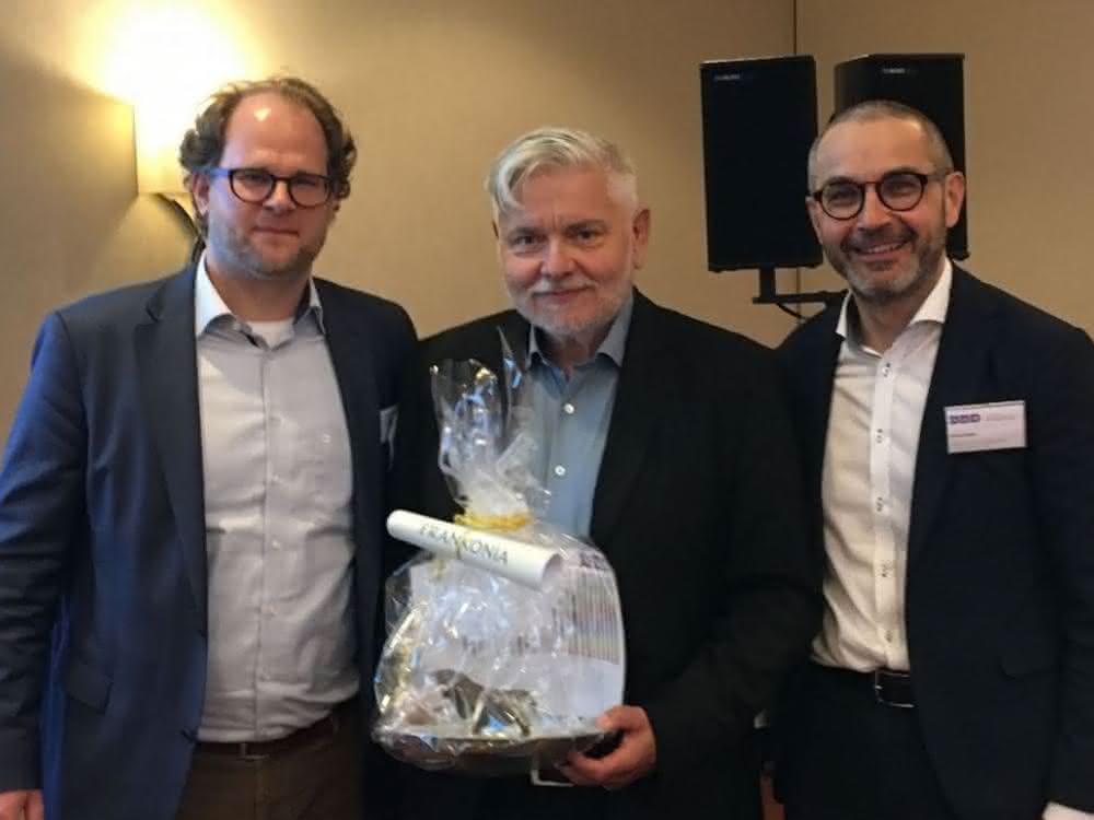Verabschiedung von Sven Deeg Dr. Florian Brill, Sven Deeg und Anton Blöth