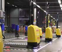 Inductive charging in the warehouse: More efficiency with AMR from Lowpad