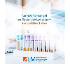 Fachkräftemangel in der Labormedizin entgegenwirken: Labore fordern gemeinsame Anstrengungen Titel/Startseite (Bildausschnitt) der ALM-Publikation zum Fachkräftemangel im medizinischen Labor
