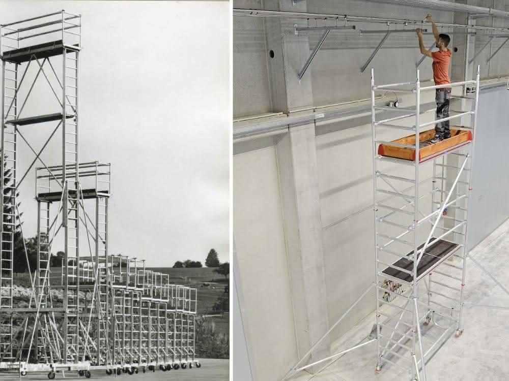 Scaffolding heights at that time