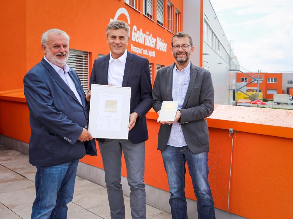 Gebrüder Weiss honored for sustainable building