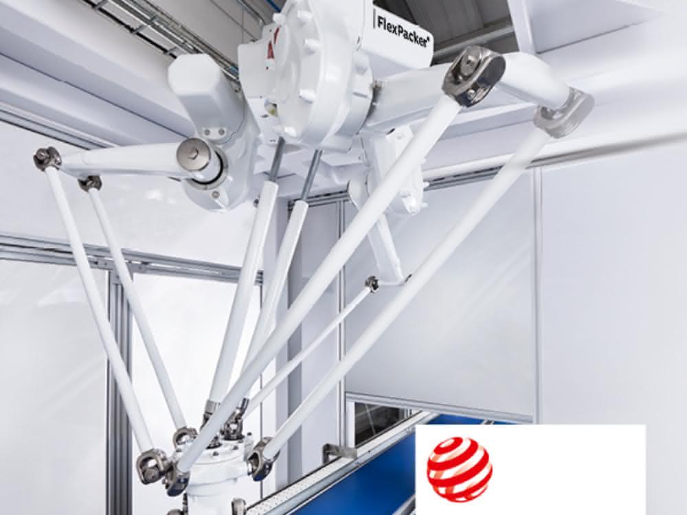 ABB wins Red Dot Award for FlexPacker delta robot