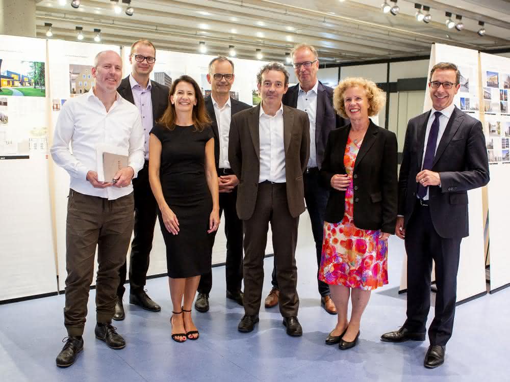 Wanderausstellung zum Deutschen Ziegelpreis 2017 im Architekturgebäude der TU Berlin:
